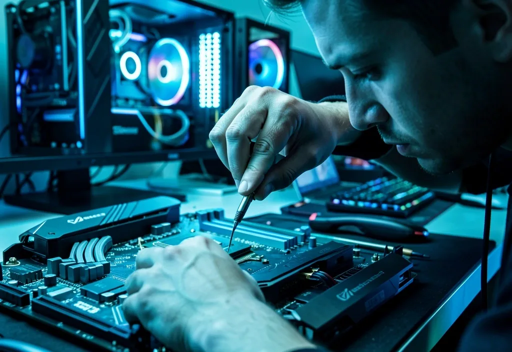 Taller de ensamblaje de hardware en Werdavia