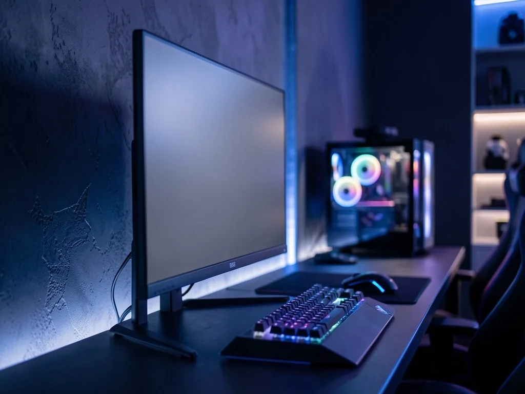Luz de bias tras monitor para reducir fatiga visual