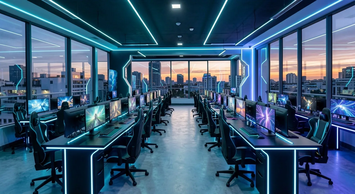 Interior del club Werdavia en Bucaramanga